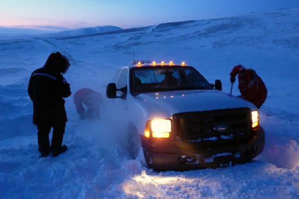 Digging Out in the Arctic