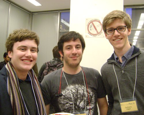 mentees Alex, Michael and Zacharie