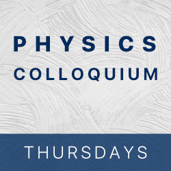 Physics Colloquium front page
