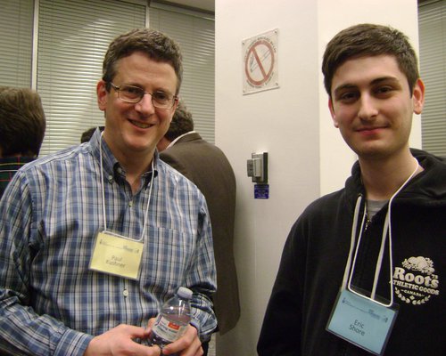 mentor Paul Kushner and mentee Eric Shore