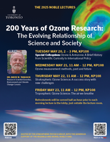 Poster for the 2025 Noble Lecture series with David Tarasick