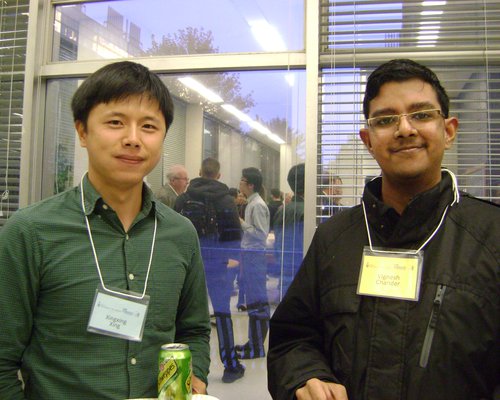 mentor Xingxing Xing and mentee Vignesh Chander
