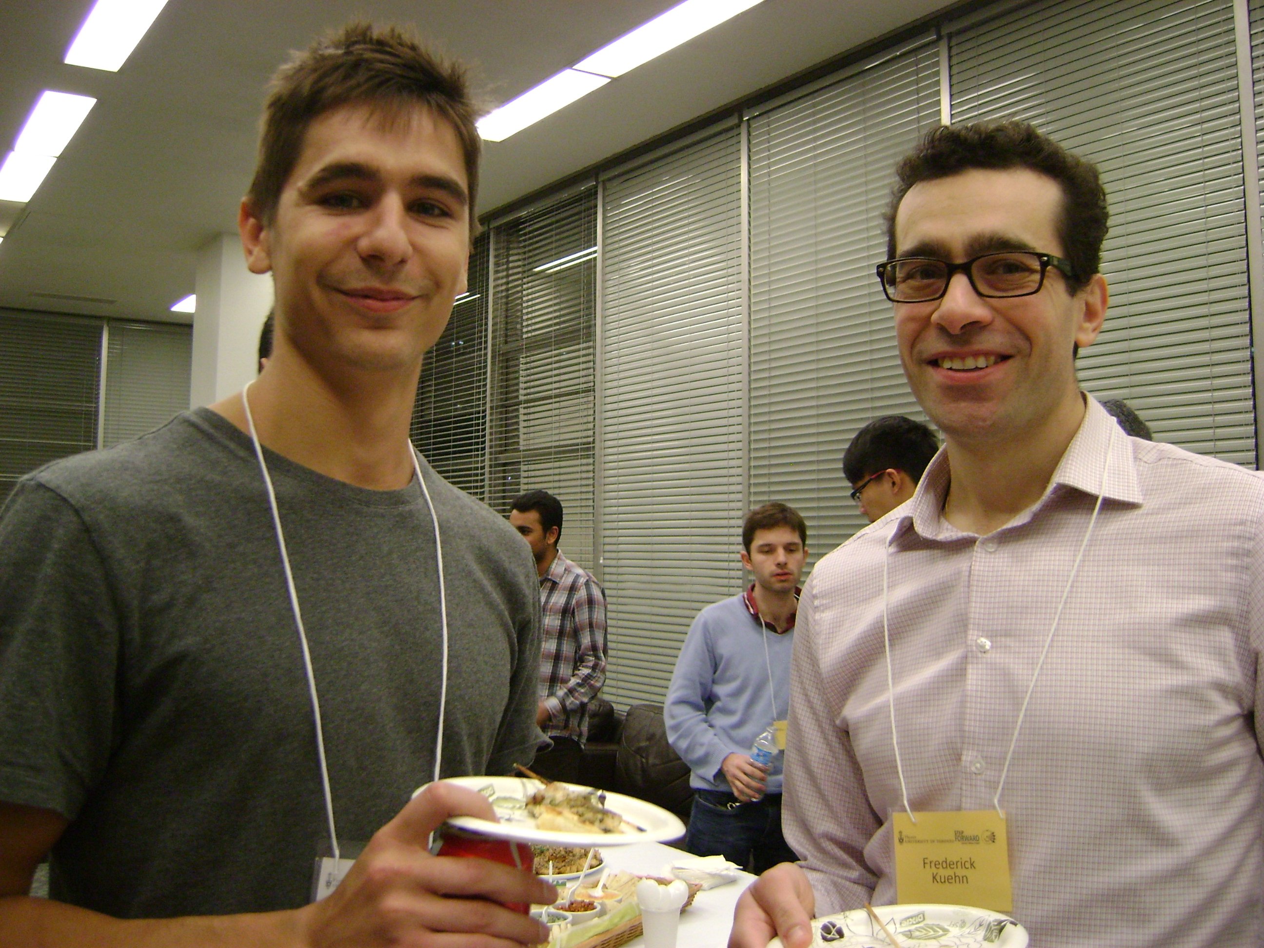 mentee Ben Barocsi and mentor Frederick Kuehn