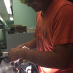 Jeremy making pickoff optics-2