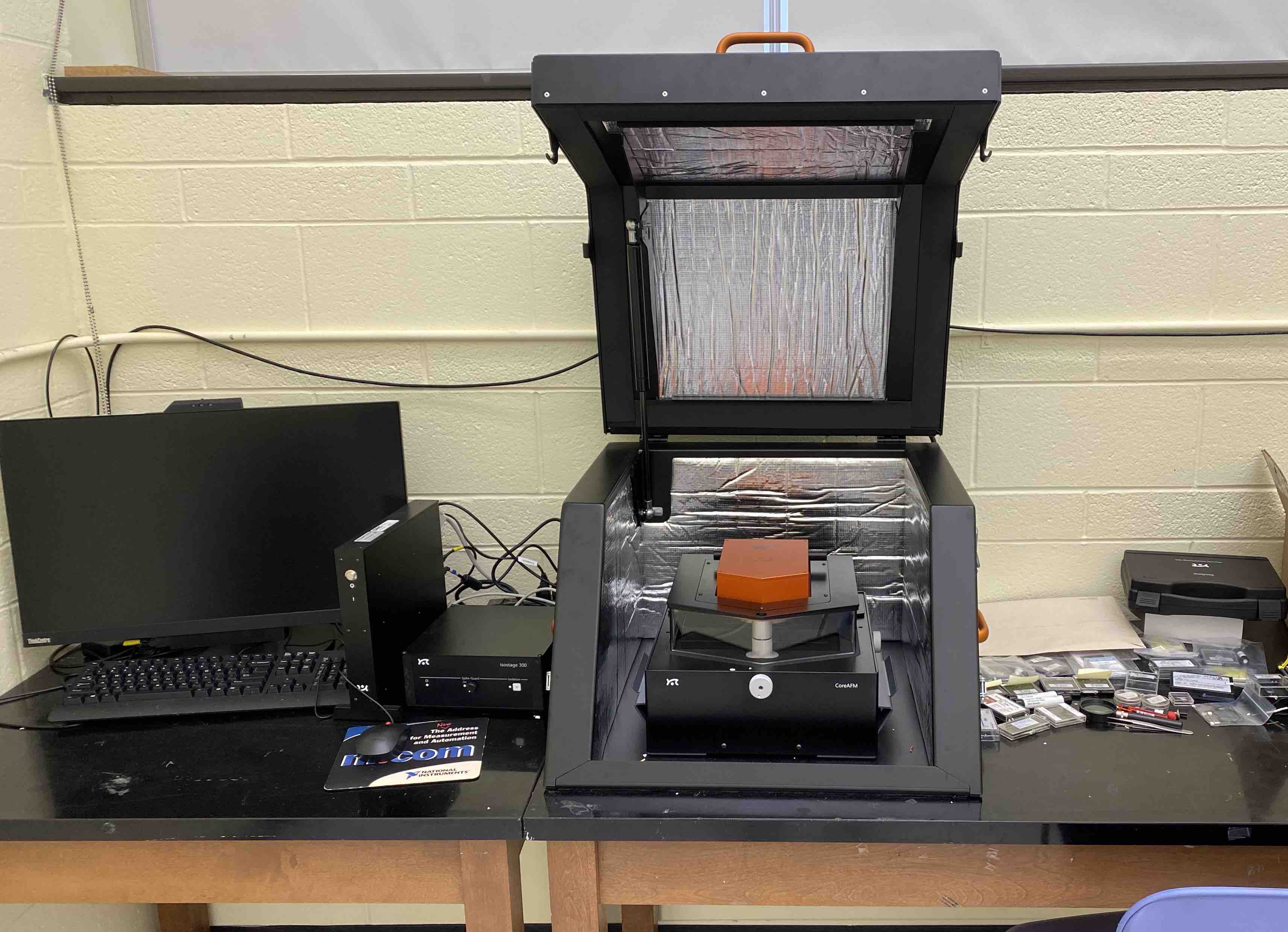 Photo of AFM Experiment Apparatus.